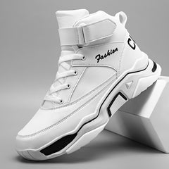 Men's Elevator Casual Shoes Hook And Loop Fastener