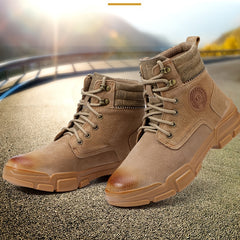 Steel Toe Boots Safety Boots Wear resistant Puncture Proof Waterproof Work Boots