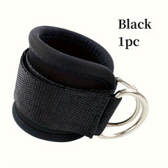 Adjustable Dumbbell Padded Ankle Strap Resistance Band Gym Kickback Cuffs