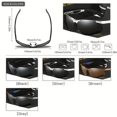 RoyalHot Aluminum Magnesium Polarized Sunglasses UV400 Sport Driving