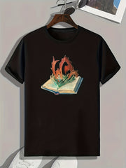 Men's Printed Graphic T-Shirt for Summer
