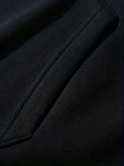 Solid Kangaroo Pocket Hoodie Casual Long Sleeve Drawstring Hoodies