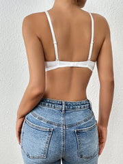 Chain Linked Scoop Bra Push Up T Shirt Bra Women's Lingerie