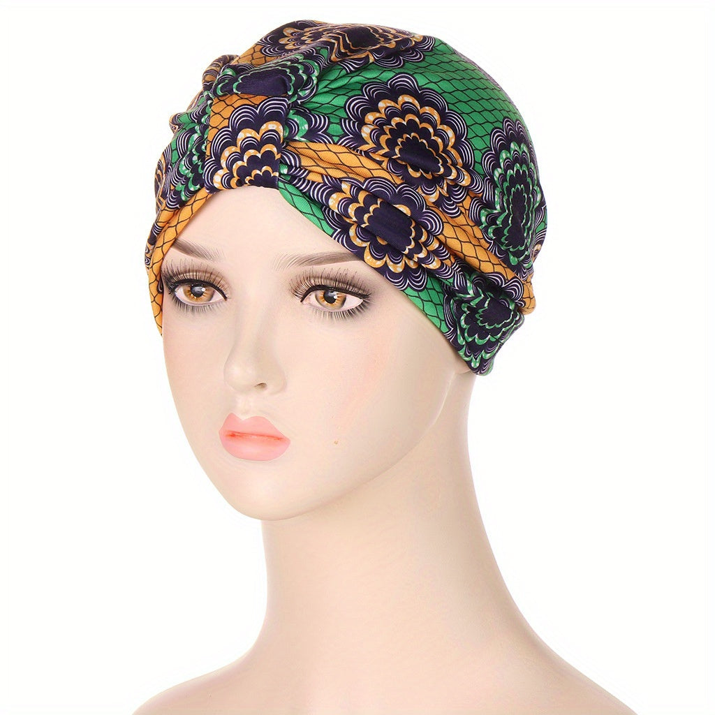 Vintage Women Head Wrap Head Scarf Lightweight Bonnet Beanies