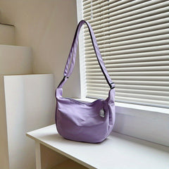 Minimalist Shoulder Bag Zipper Crossbody Bag Casual Underarm Bag