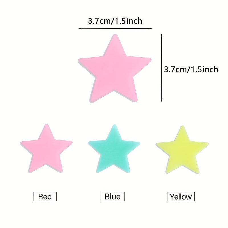 70 Glow In The Dark Stars Wall Stickers
