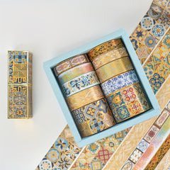 10pcs Washi Tape Set Diy Journal Decoration Stickers