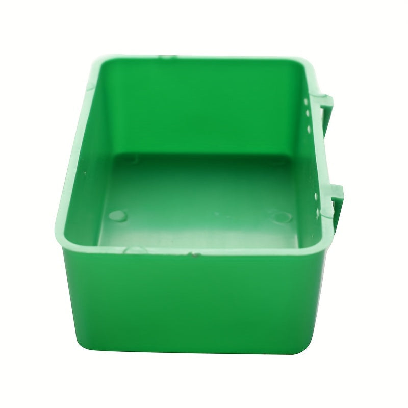 Creative Bird Food Tray Parrot Bathtub Small Animal Cage Shower Box