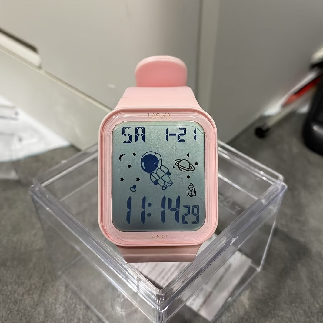 Kids Spaceman Chronograph Watch Turquoise Strap
