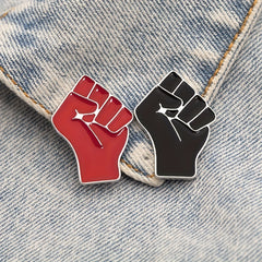 Fist Brooch Creative Pins Metal Badges for Men