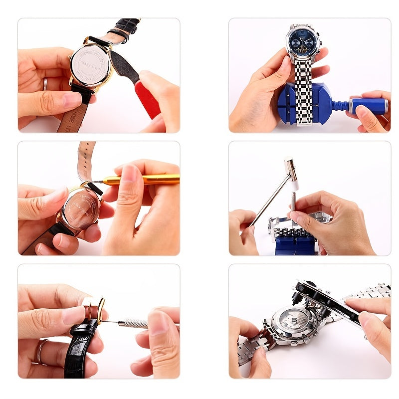 31pcs Watch Repair Tool Set Disassembly Clock Watch Repair Kit