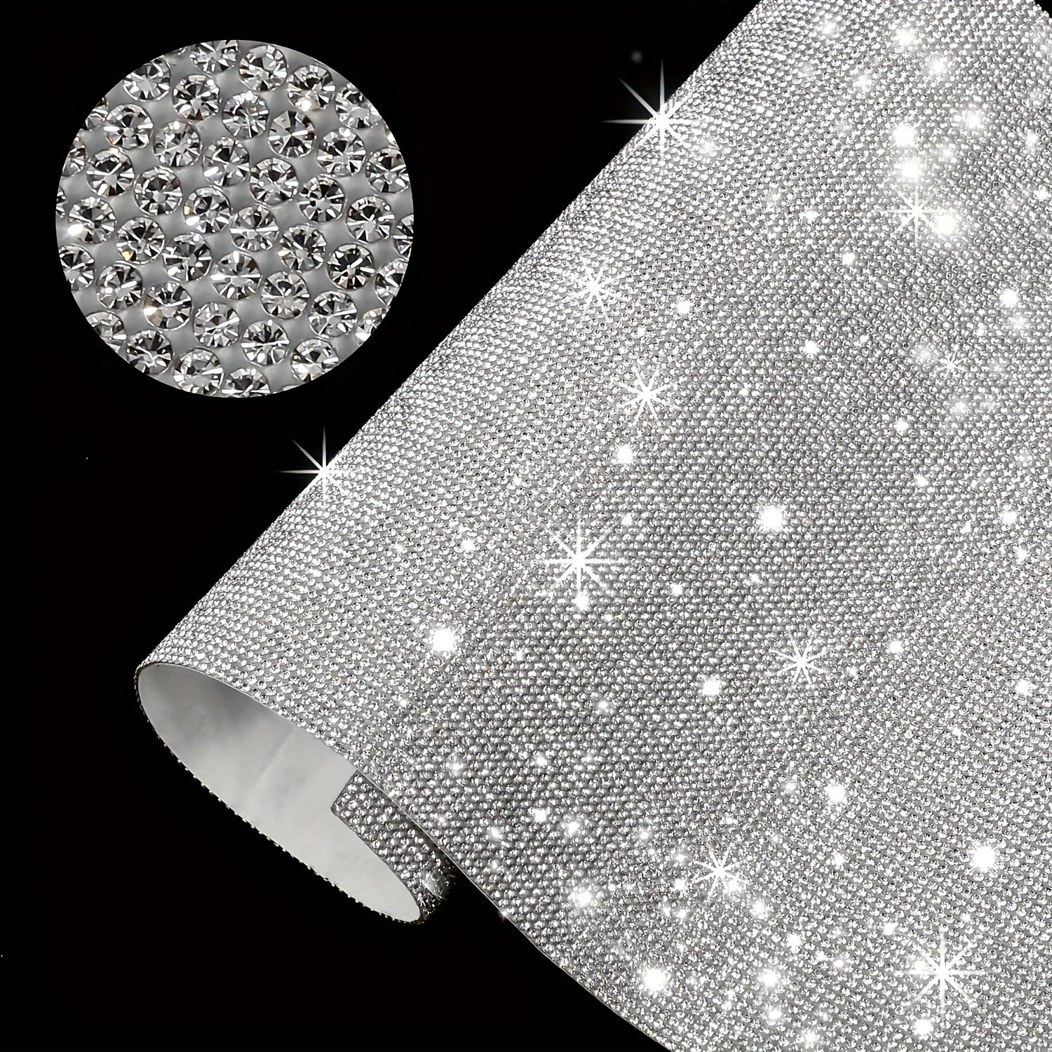 Crystal Drill Sticker DIY Self Adhesive Decoration