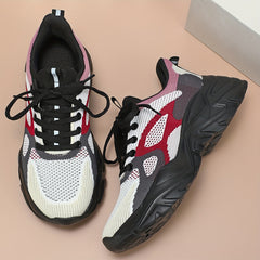 Breathable Flying Woven Running Shoes Lightweight Non Slip Sneakers
