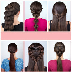 100pcs Multicolor Elastic Hair Ties Rubber Band Women Girls Hair Accessories