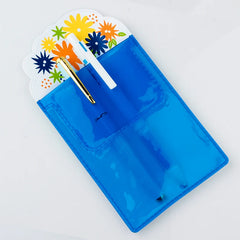 Nurse PVC Flower Pattern Pen Pocket Protector
