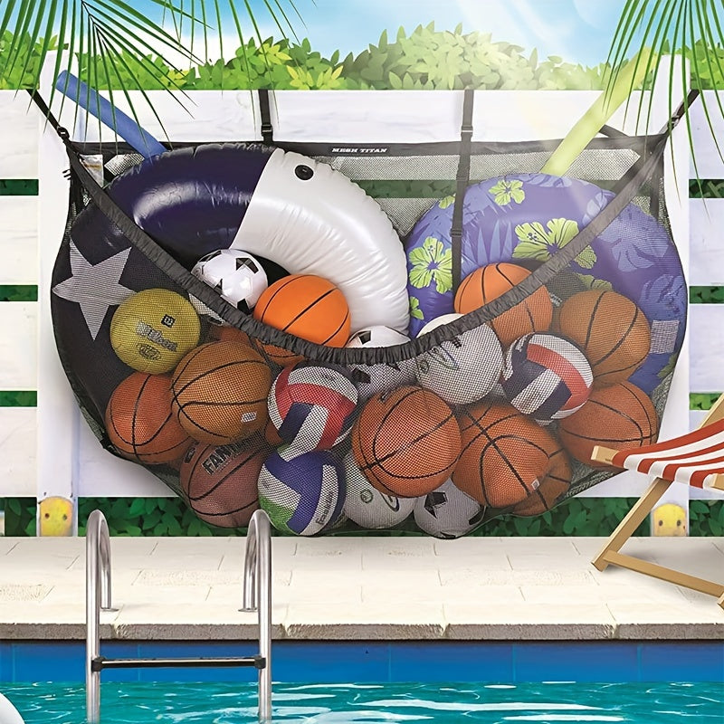 Large Capacity Pool Storage Mesh Bag Swimming Pool Supplies