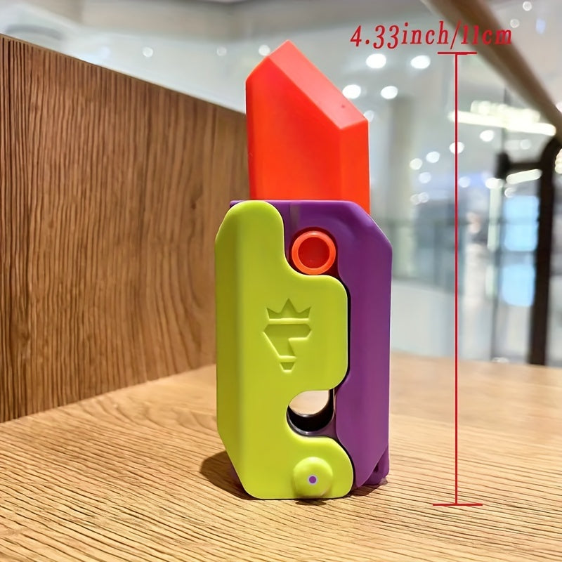 3D Printing Gravity Fidget Toy Carrot Anxiety Stress Relief Gift