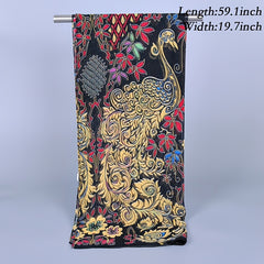 Peacock Pattern Printed Scarf Women's Scarf Hand Wash