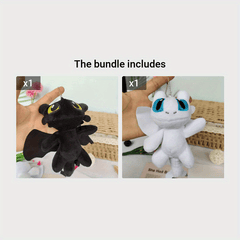 Dragon Doll Couple & Plush Dragon Backpack Pendant