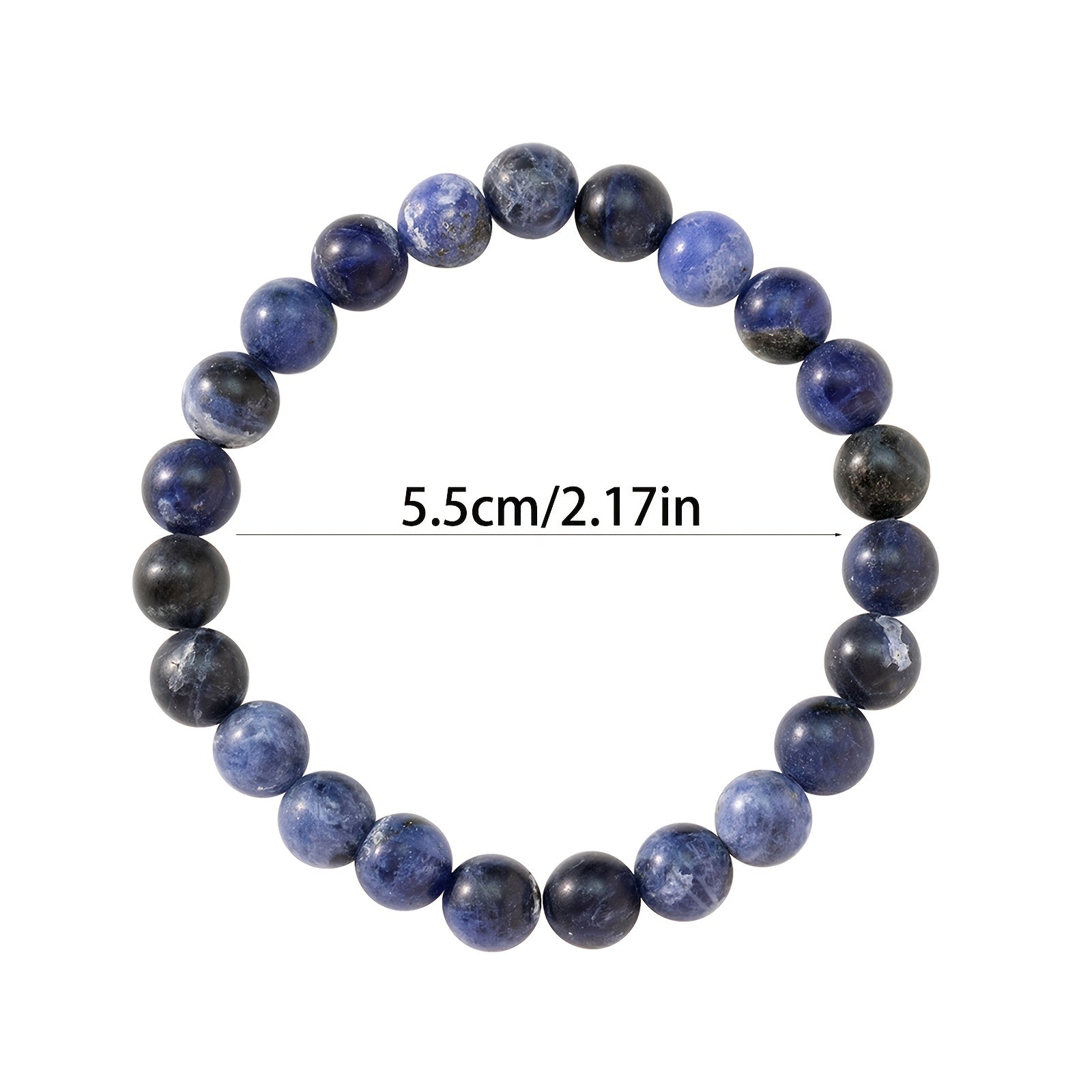 Matte Beaded Bracelet Set For Men Women Semi Precious Gemstone Beads
