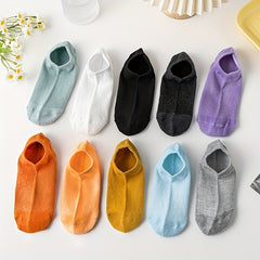 10 Sports Ankle Socks Comfy & Breathable Women's Stockings