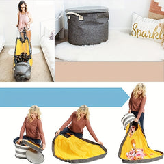 Large Capacity Foldable Toy Storage Bucket
