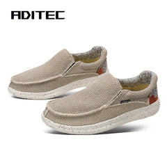 Men's Canvas Slip-On Loafers
