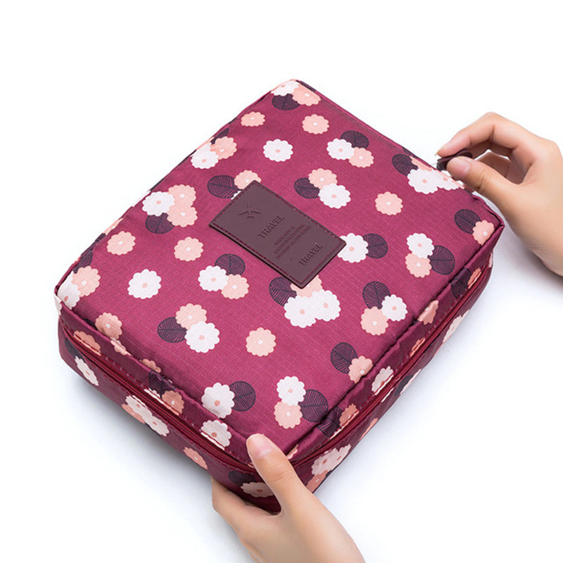 Waterproof Travel Toiletry Bag Large Zipper Makeup Organizer