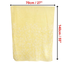 Soft Flower Pattern Bamboo Fiber Bath Towel