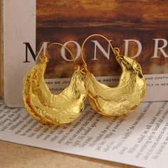Vintage Alloy Drop Earrings Gothic Punk Statement Dangle Earrings