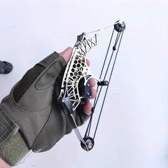 Mini Composite Bow Set Stainless Steel Decompression Toy