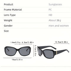 Large Polarized Sunglasses Oval Wrap Around Glasses UV400