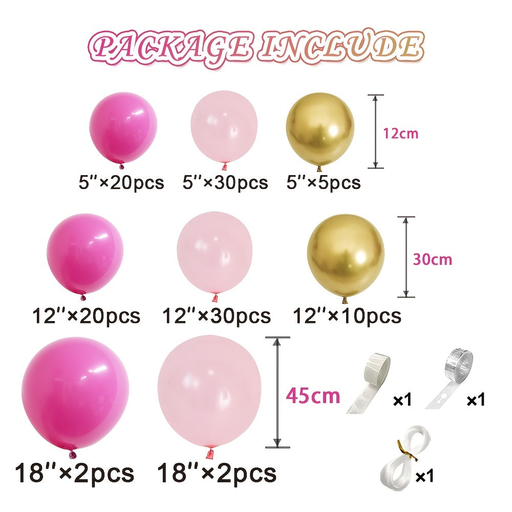 120pcs Latex Balloon Garland Arch Set For Party Decoration