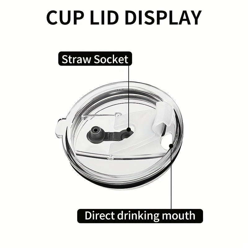 20oz Stainless Steel Insulated Tumbler With Straw & Lid Dog Design