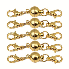 5pcs 6mm Copper Ball Magnet Clasp Bracelet DIY Accessory Set