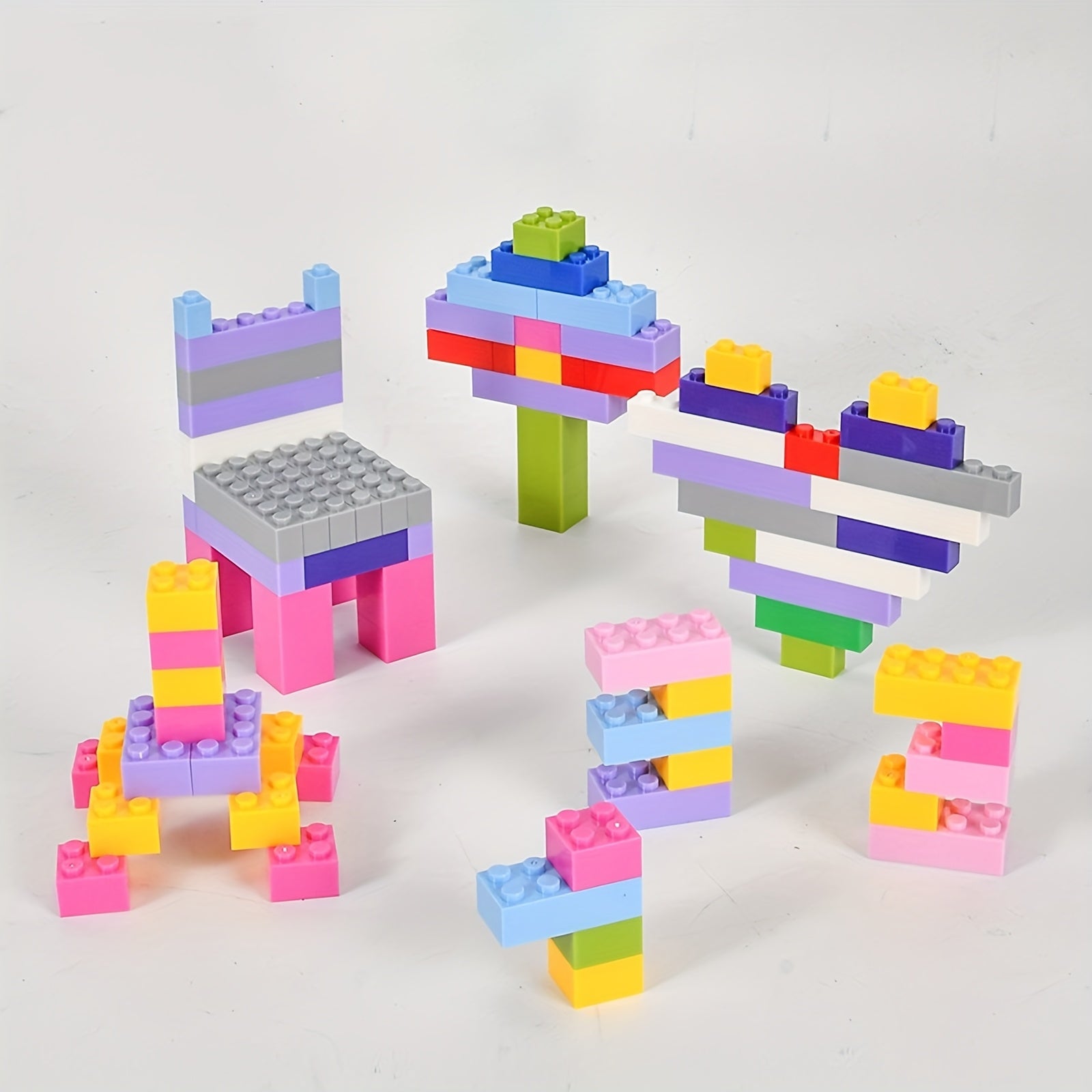 1000pc Building Block Set, Various Sizes & Colors, Educational Toy