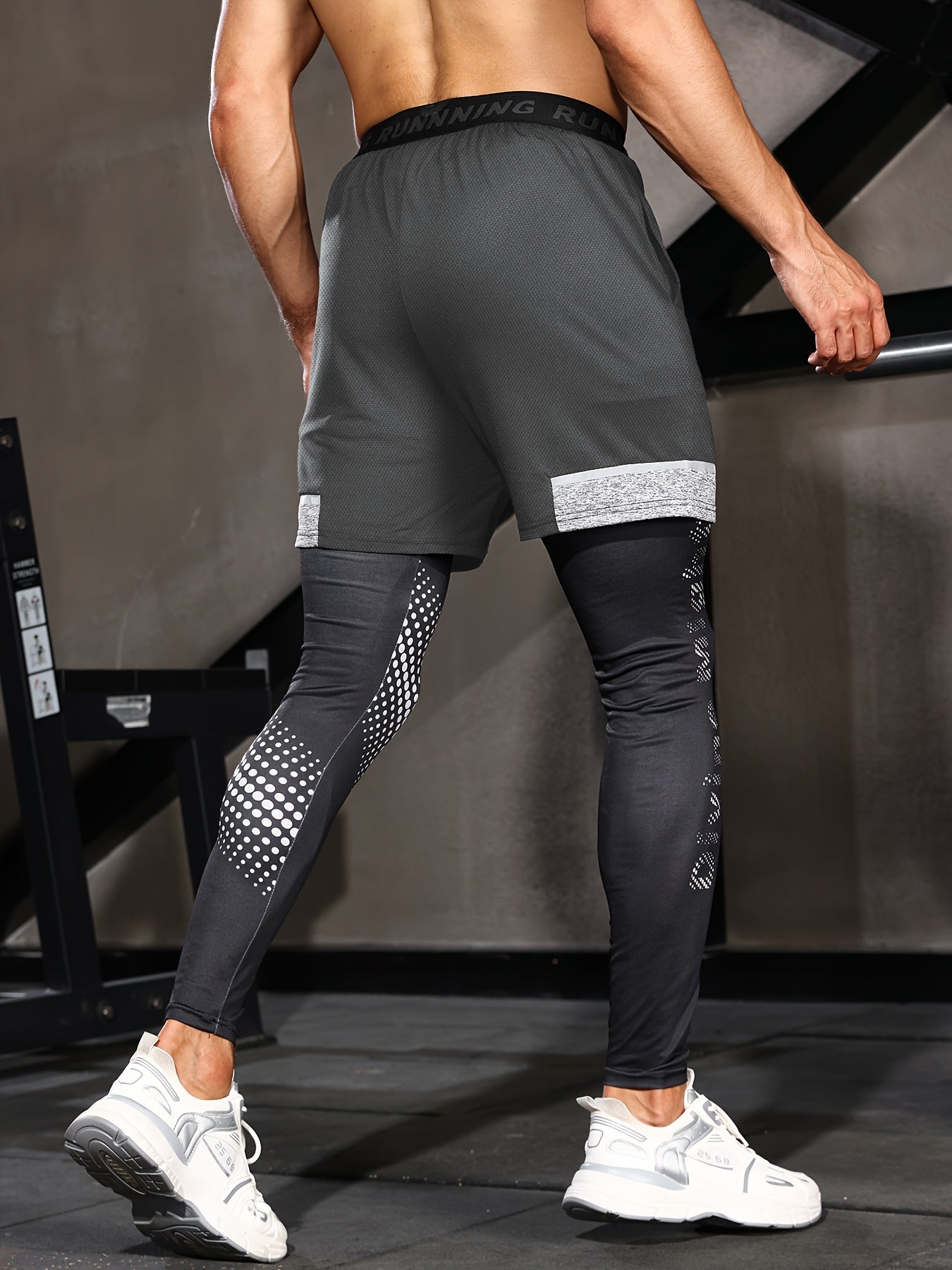 Men's Compression Pants and Shorts for Fitness Running