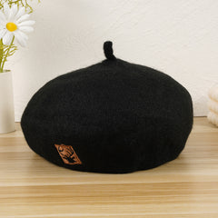 Women's Wool Elk Beret Painter Hat Vintage Tea Party & Church Hat