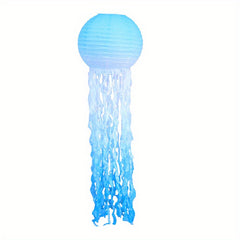 Jellyfish Lantern DIY Strap Beard Gradient Lantern Museum Decor Supplies