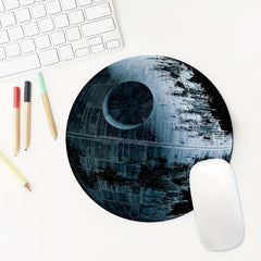 Planet Gaming Mouse Pad for Women Round Mousepad Non-slip Rubber Mat