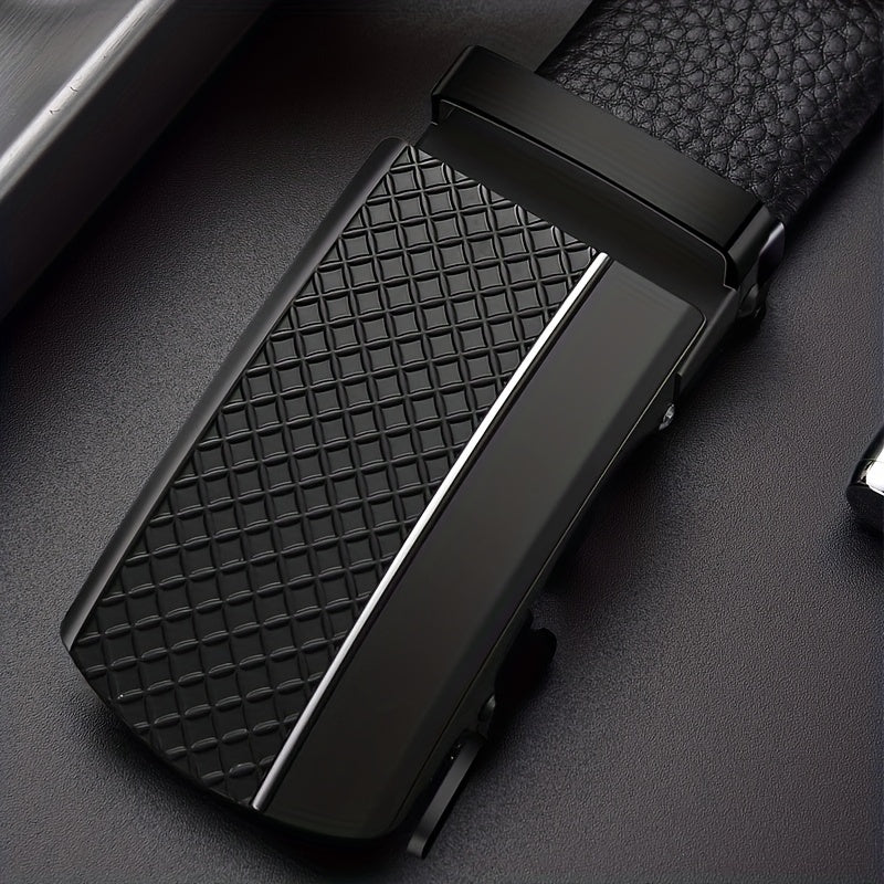 Men's PU Auto Buckle Belt Wedding Daily
