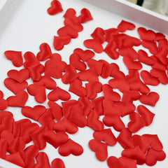 100 Red Heart Shape Confetti Wedding Valentines Party Decor