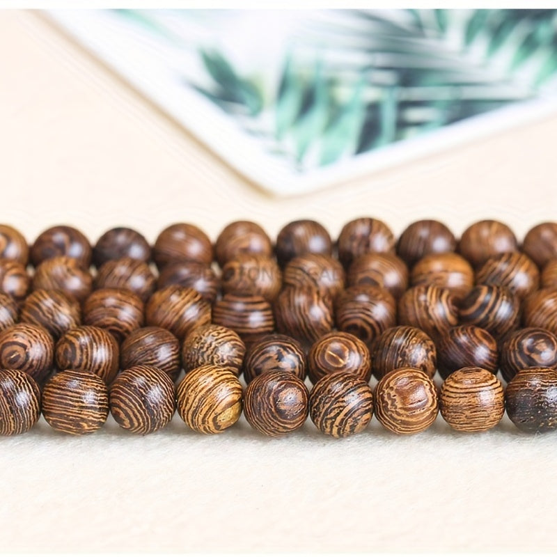 8mm Chicken Wings Wooden Beads Round Beads Sandalwood DIY Jewelry Accessories