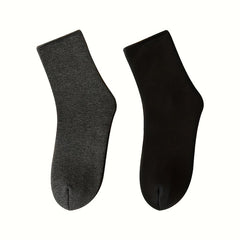 5 Pairs Men's Thick Velvet Winter Snow Socks