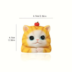 3D Resin Cat Switch Sticker Decorative Wall Sticker Light