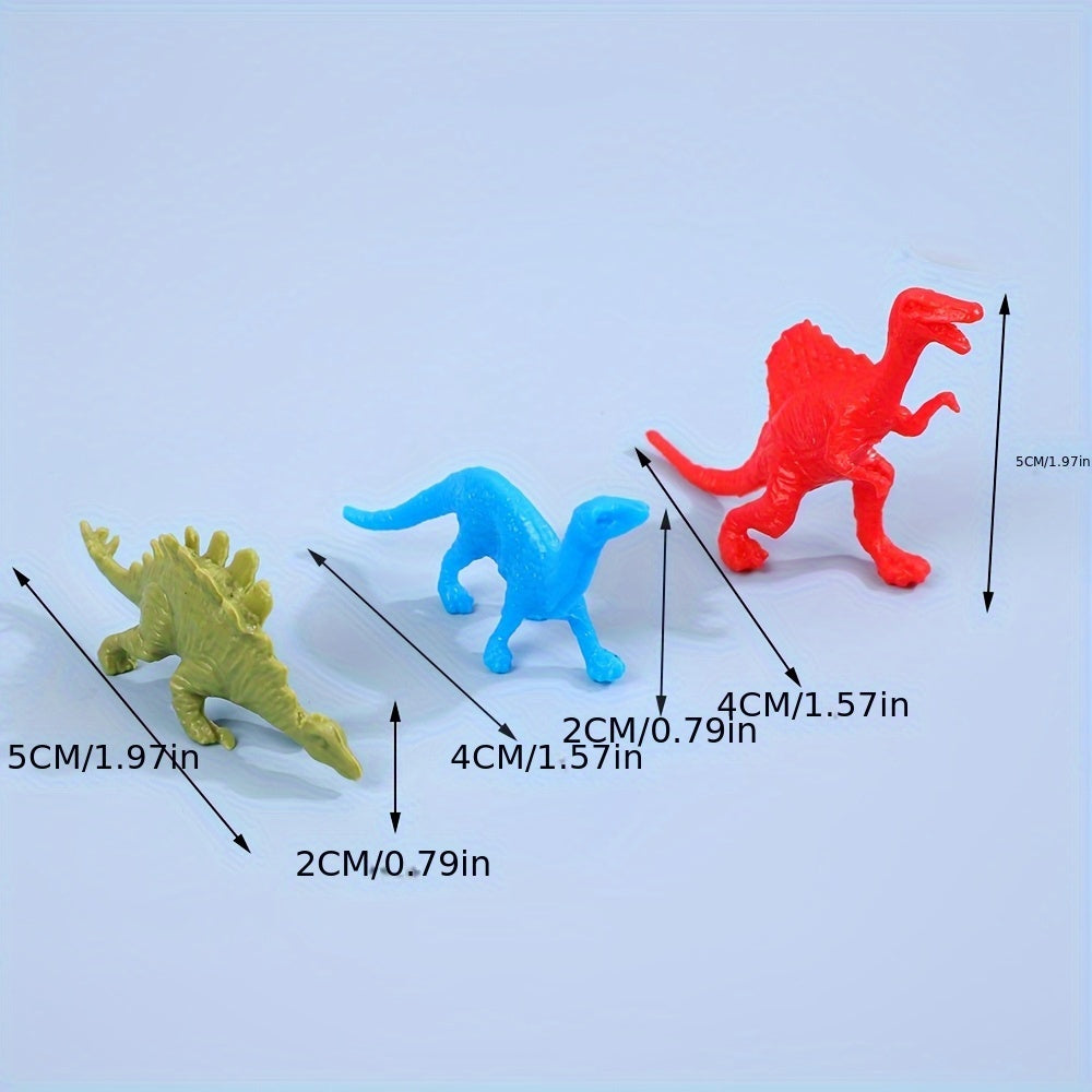 50pcs Mini Dinosaur Figure Toys Creative Animal Model Toys Sets