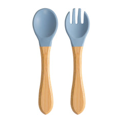 Soft Silicone Baby Fork Spoon for Little Ones