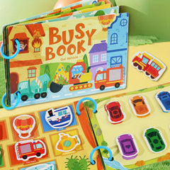 Quiet Book Paper Preschool Book Sticker Toy Theme Educational Toy