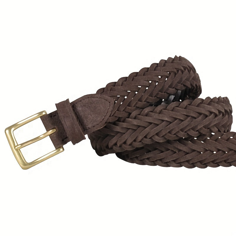  Braided Leather Belt for Women