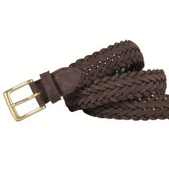  Braided Leather Belt for Women